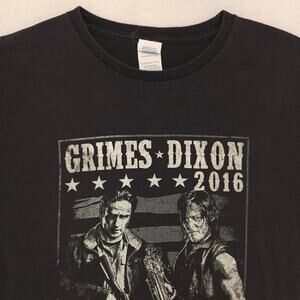 The Walking Dead Crew Neck Short Sleeve Graphic T-Shirt Mens Size XL Black